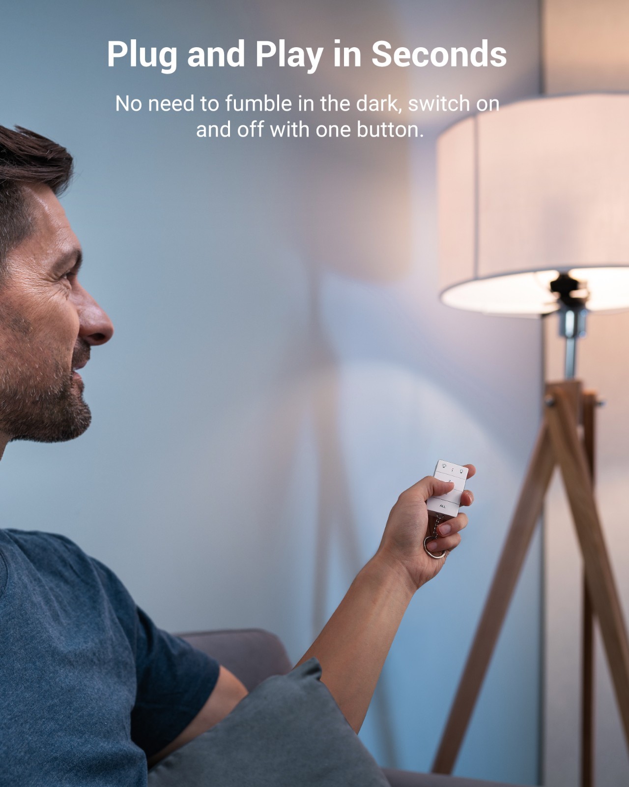 DEWENWILS Plug and Play Remote Control Outlet, 1 Remote and 3 Outlets  15A/1875W