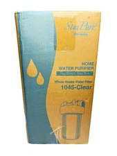 SimPure 1045-Clear Whole House Water Filter Housing 10x4.5