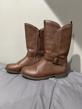 Oshkosh B gosh Girls Brown Zip Up Boots Size 13