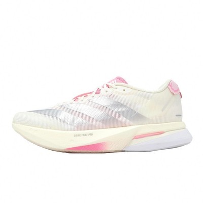adidas Adizero Boston 13 M White Silver Bliss Pink Men Unisex