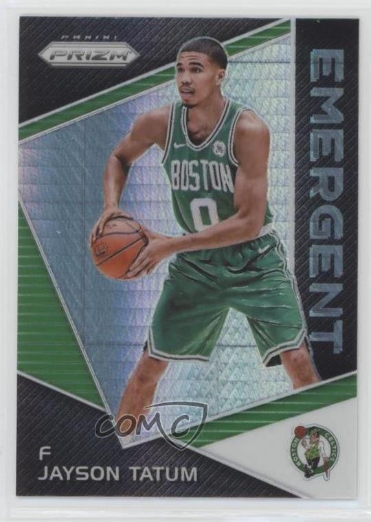 2017-18 Panini Prizm Emergent Hyper Prizm Jayson Tatum #EM-JAY uk2