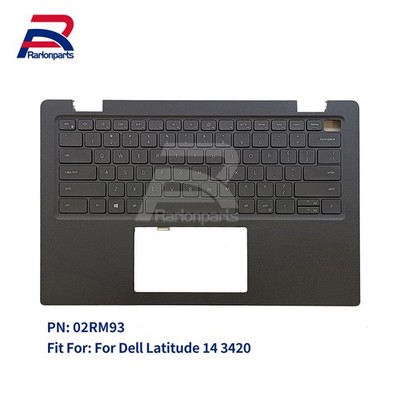 For Dell Latitude 3420 E3420 Palmrest Case W/Non-Backlit Keyboard 4PX9K 2RM93 US
