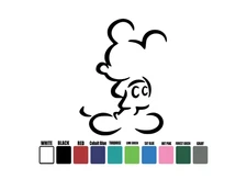 Disney Mickey Mouse Sticker Car Truck Laptop Tumbler Window Bumper Wall