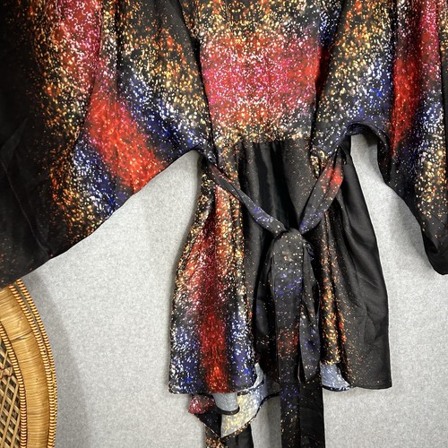 Sacha Drake Kimono Wrap Top Size 18 Flared Sleeves Cocktail Corporate Party - Picture 12 of 15