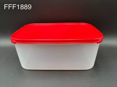 Tupperware Modular Mates 18 Cup Container with Red Lid