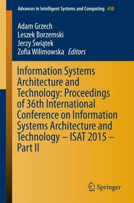 Information Systems Architecture and Technology: Proceedings of 36th Internation