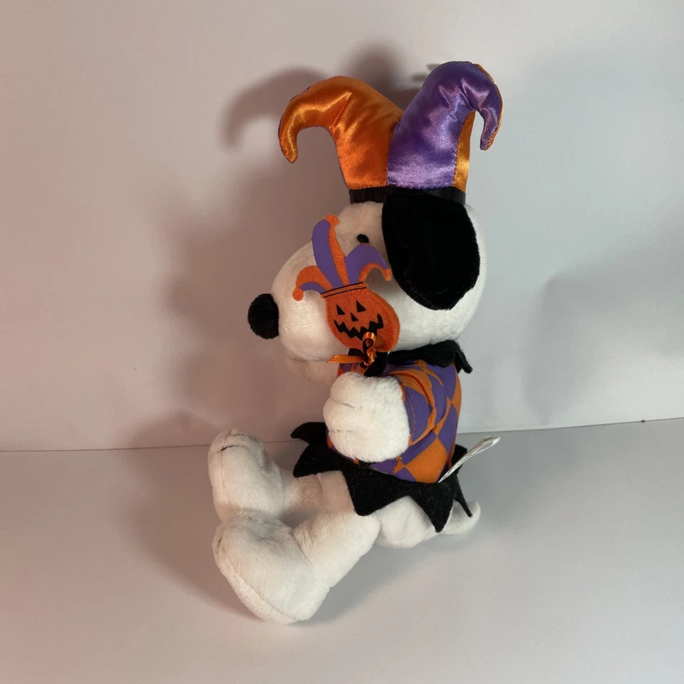 Hallmark Peanuts Snoopy Jester Puppy Dog 9“ Plush Stuffed Animal Halloween - Image 2 of 4