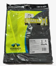 Pyramex Safety Vest Class 2 Lime with Zipper RVZ2110XL