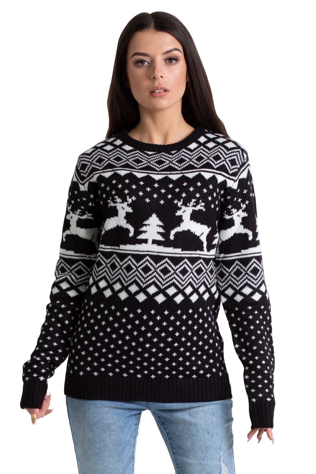 Unisex Men Women Christmas Jumper Ladies Novelty Xmas Santa Pullover