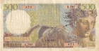 Algeria  500  Francs  1.10.1954  P 106a  Series E.797  Circulated Banknote LA 8