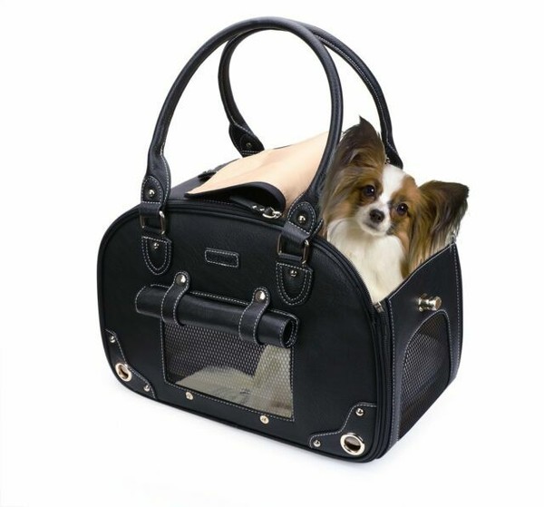 Dog Carrier Pet Petshome Foldable Waterproof Premium Leather Travel