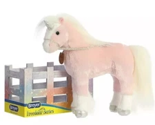 Aurora, A Horse Of My Very Own- Breyer Freedom Series Plush Pink Unicorn 13" NIB
