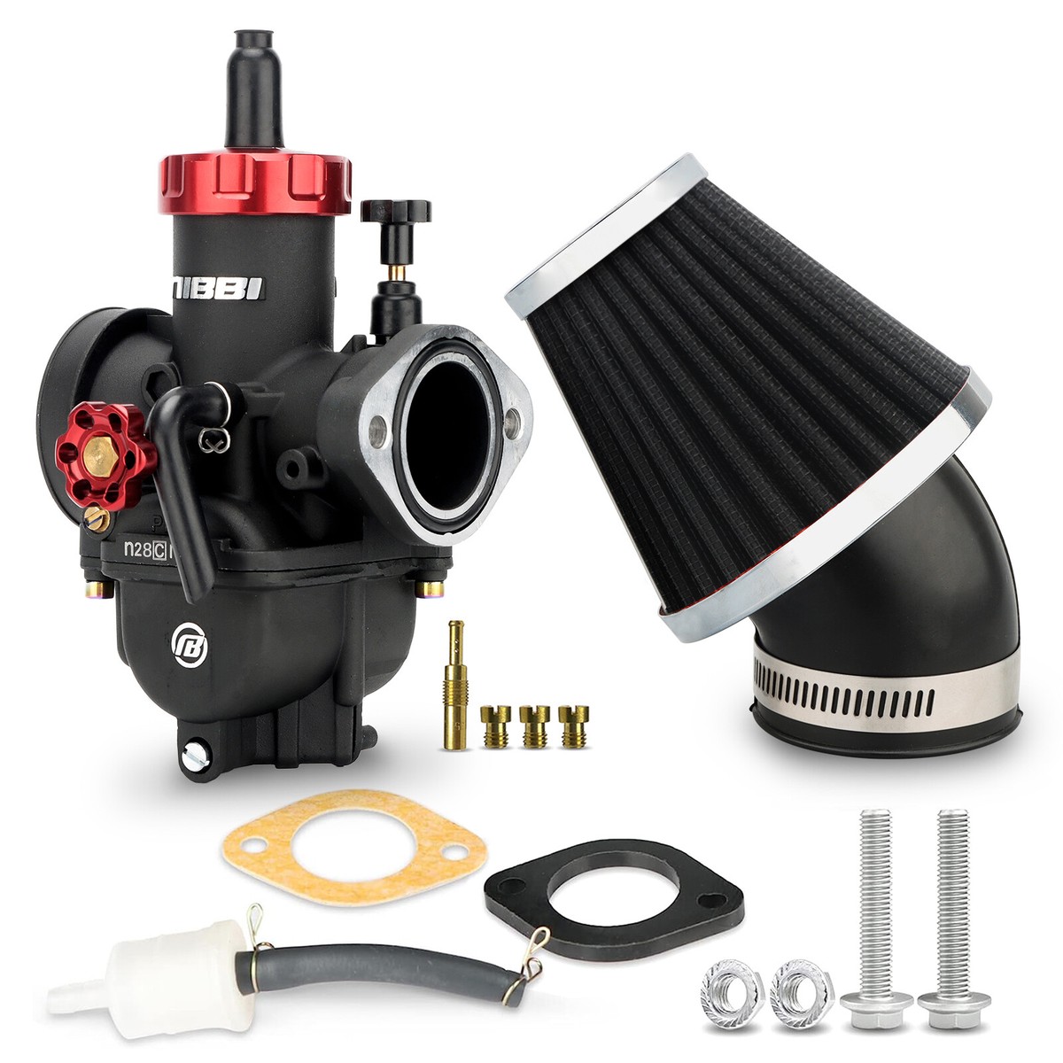 NIBBI PE28mm Flange Racing Carburetor Kit Fits 200cc 250cc Dirt