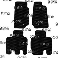 Fits Jeep Wrangler 4 Door 2007 To 2017 Tailored Black Rubber Car Floor Mats Set.