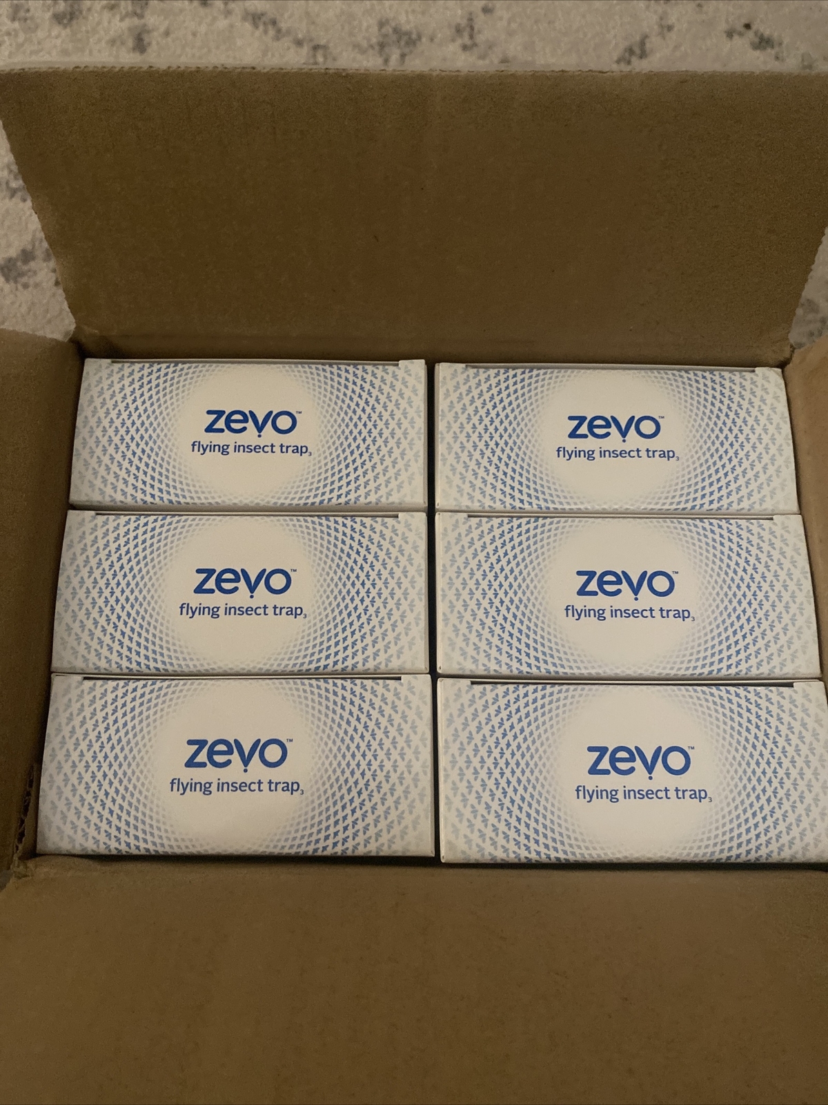 (6) 2 pack Zevo Flying Insect Trap Refill Cartridges 12 Total Free