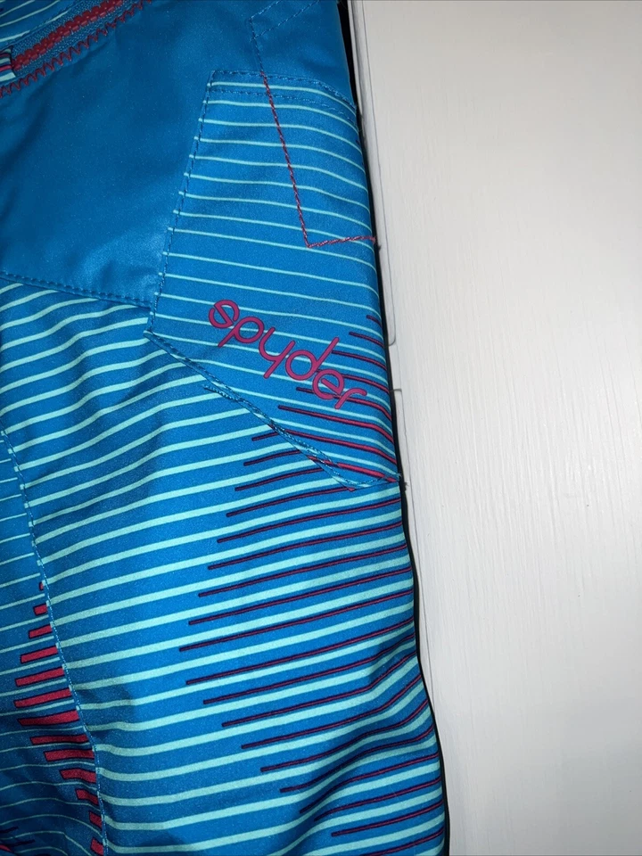 Spyder 滑雪裤 儿童 14 码 水蓝色,粉色 — 第 4/4 张图片