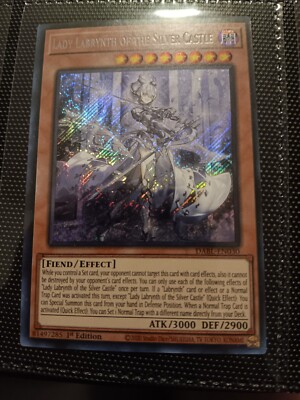 Yugioh Lady Labyrinth of the Silver Castle DABL-EN030 Secret Rare 1st Edition NM