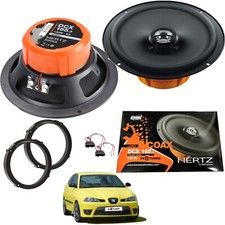 Kit 2 Casse Altoparlanti Posteriori HERTZ DCX 165.3 per Seat Ibiza 6L dal 2001