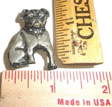 Bulldog pin vintage  "Mack Truck" collectible old biker vest trucker dog pinback