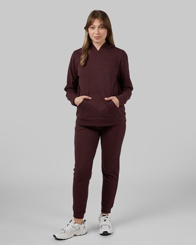 32 Degrees Heat Women's Comfort Tech Pullover Hoodie Fudge Heather XS - Picture 2 of 3