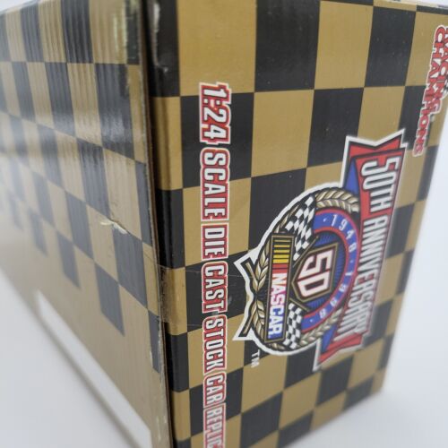 NASCAR 50th Anniversary Gold Diecast 94 Bill Elliot McDonalds 1:24 Stock Car NEW - Picture 6 of 8