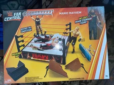 WWE Mattel Fan Central Exclusive Manic Mayhem Playset, Elite, Ultimate