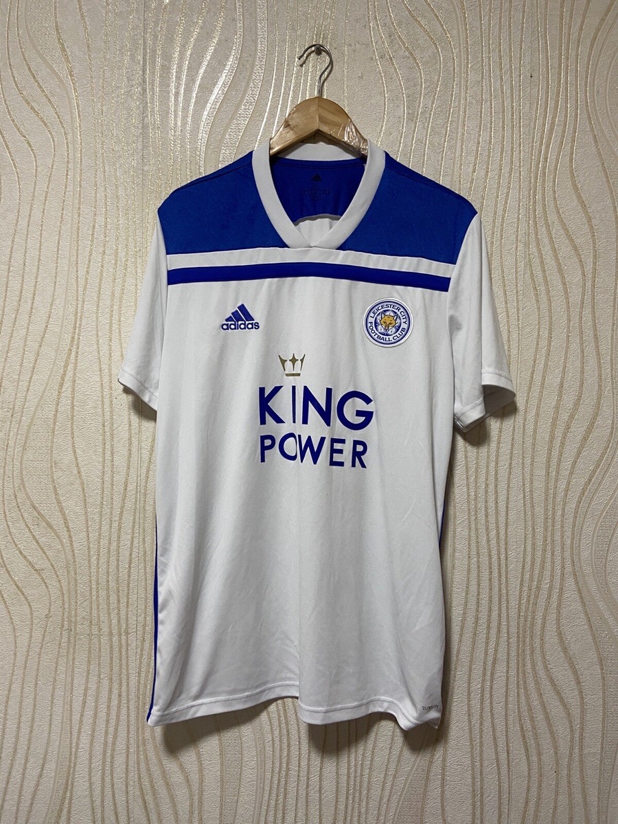 LEICESTER CITY キャップ ホワイト/ブルー LEICESTER CITY 2018 2019 THIRD FOOTBALL SHIRT SOCCER JERSEY