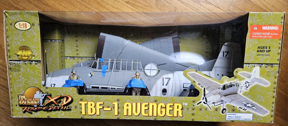 ULTIMATE SOLDIER WWII TBF-1 AVENGER TORPEDO PLANE 1:18 SCALE