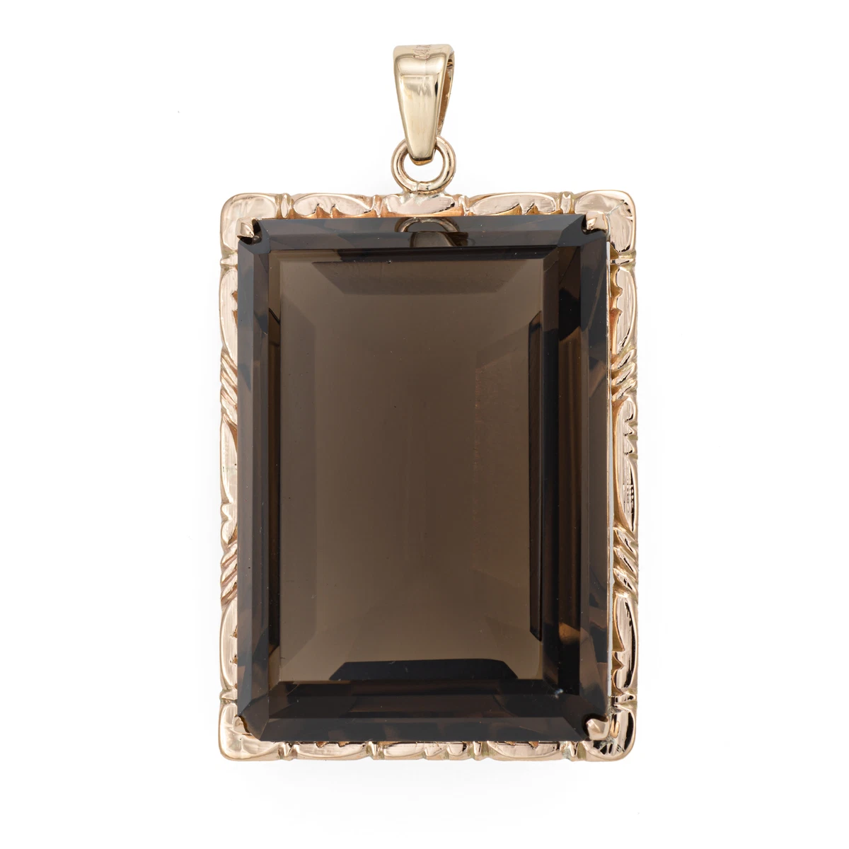 Smoky topaz best sale pendant