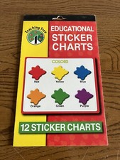 Teaching Tree Educational 12 Sticker Charts Colors Homeschool