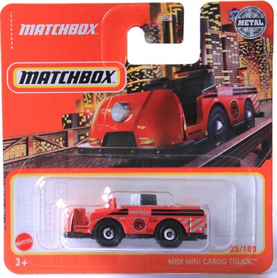 Matchbox MBX Mini Cargo Truck Rot 2021 23/100 GXM43