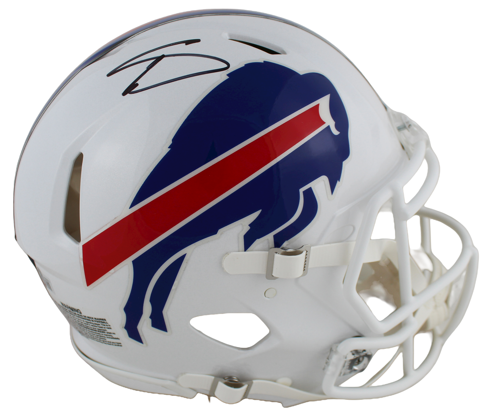 Stefon Diggs Autographed Signed Bills Authentic Full Size Speed Proline Helmet Beckett Witnessed 