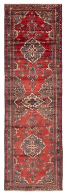 Vintage Hand-knotted Runner Rug 3'1'' x 9'6'' Traditional Wool Carpet