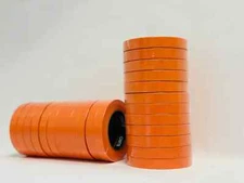 PREMIUM MASKING TAPE Orange 3/4 inch  (24 Rolls) 2 sleeves Automotive Bodyshop