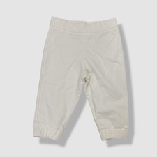 Moncler Baby Boys White Solid Jogger Pants Size 9-12M