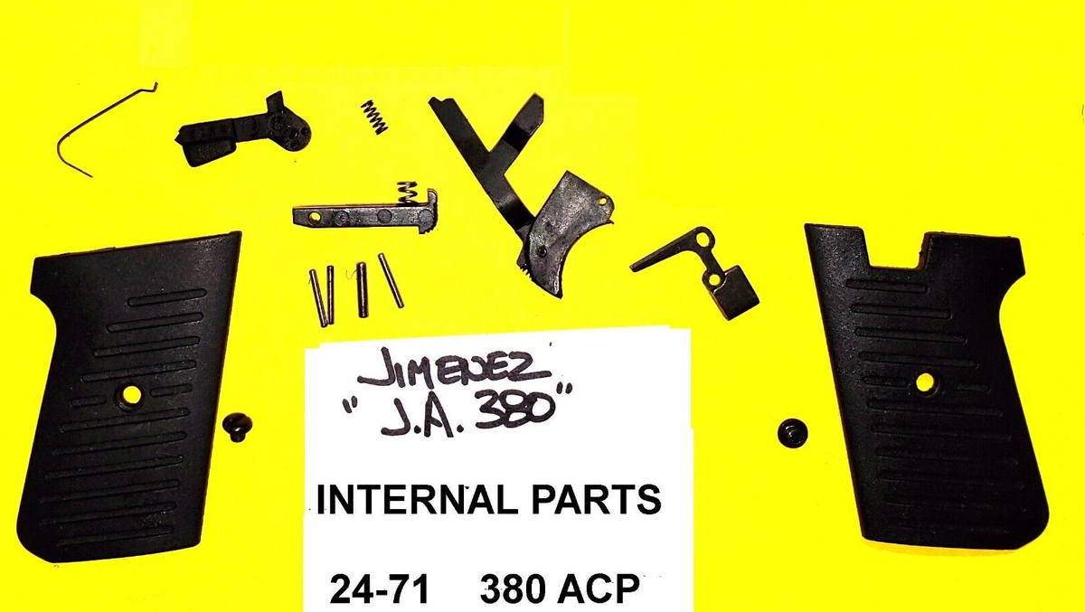 Jimenez J.A. 380, 380 ACP Pistol Part INTERNAL PARTS + GRIP SET 24