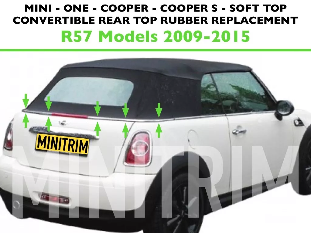 Mini cooper sale convertible rubber seal