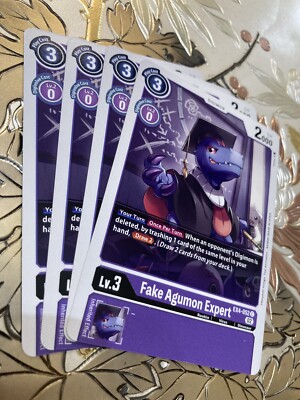 Digimon Card Game Playset Fake Agumon Expert EX4-052 C Alternative Being |  eBay