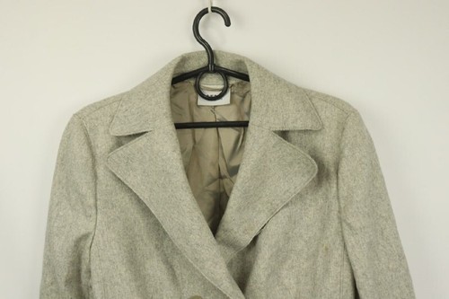 Akris Punto Ivory Notch Lapel Double Breasted Long Sleeves Blazer Jacket 10 - Picture 21 of 21