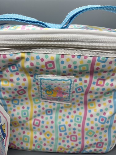 Vintage 90s Evenflo Multicolor Diaper Bag with Changing Pad Mess Bag Pockets - Picture 2 of 8