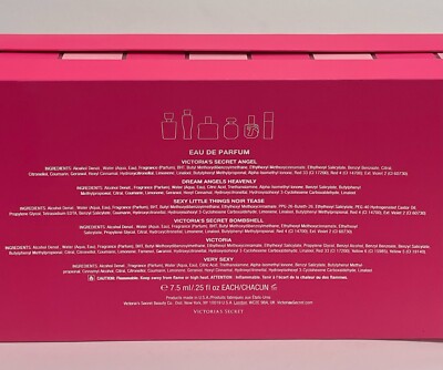 Victoria's Secret 6pc Gift Set .25 fl oz / 7.5 ml Each New In Box