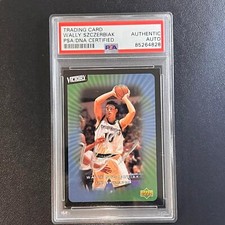 2003-04 Upper Deck Victory #55 Wally Szczerbiak Signed Card AUTO PSA Slabbed Tim