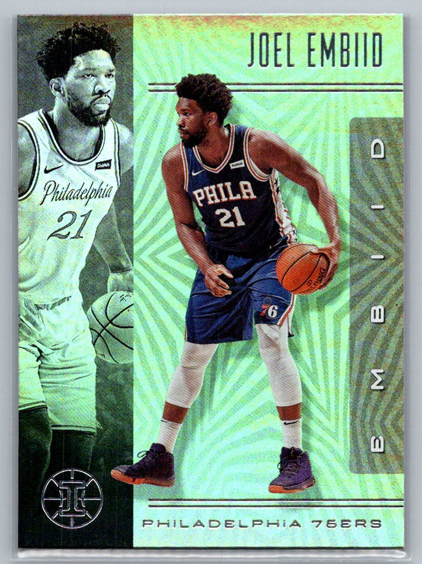 2019-20 Panini Illusions #63 Joel Embiid Emerald