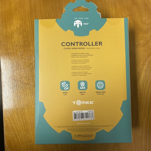 Tomee Controller for N64 Yellow New - Picture 2 of 2