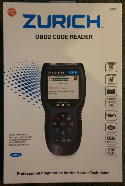 Zurich zr11 obd2 code reader with abs for sale online ebay