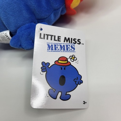 Little Miss Memes Bossy Blue 6-inch Soft Plush Toy 3+ Happy Face Gift - Picture 4 of 9