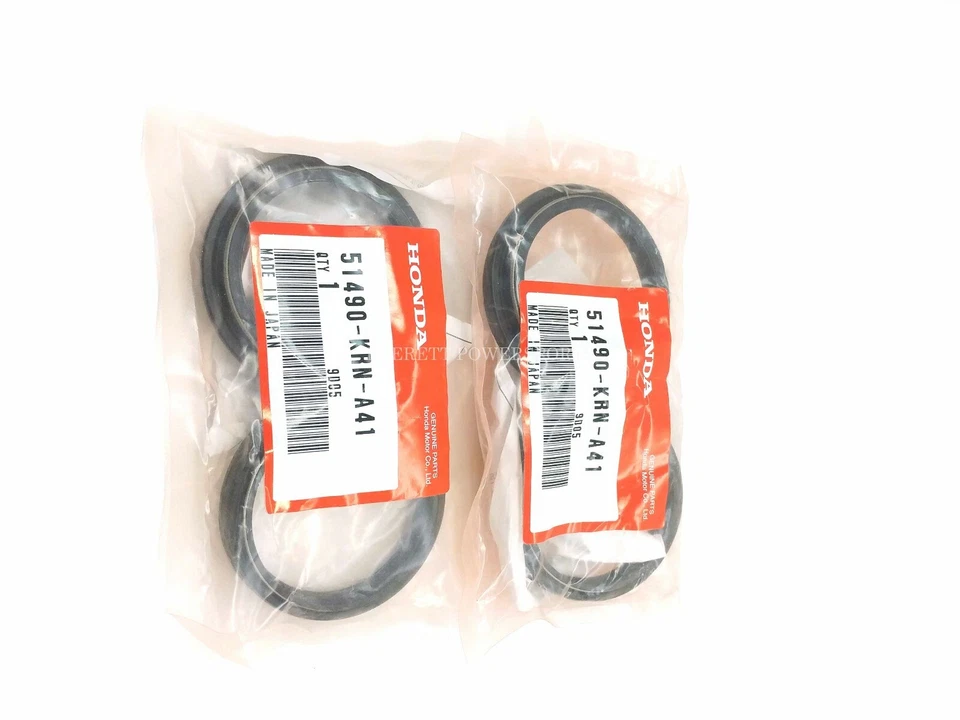 Juego de tapones antipolvo sellos horquilla originales Honda 10-14 CRF 250 R CRF250 250R sello OEM #C124 Foto 4 de 4