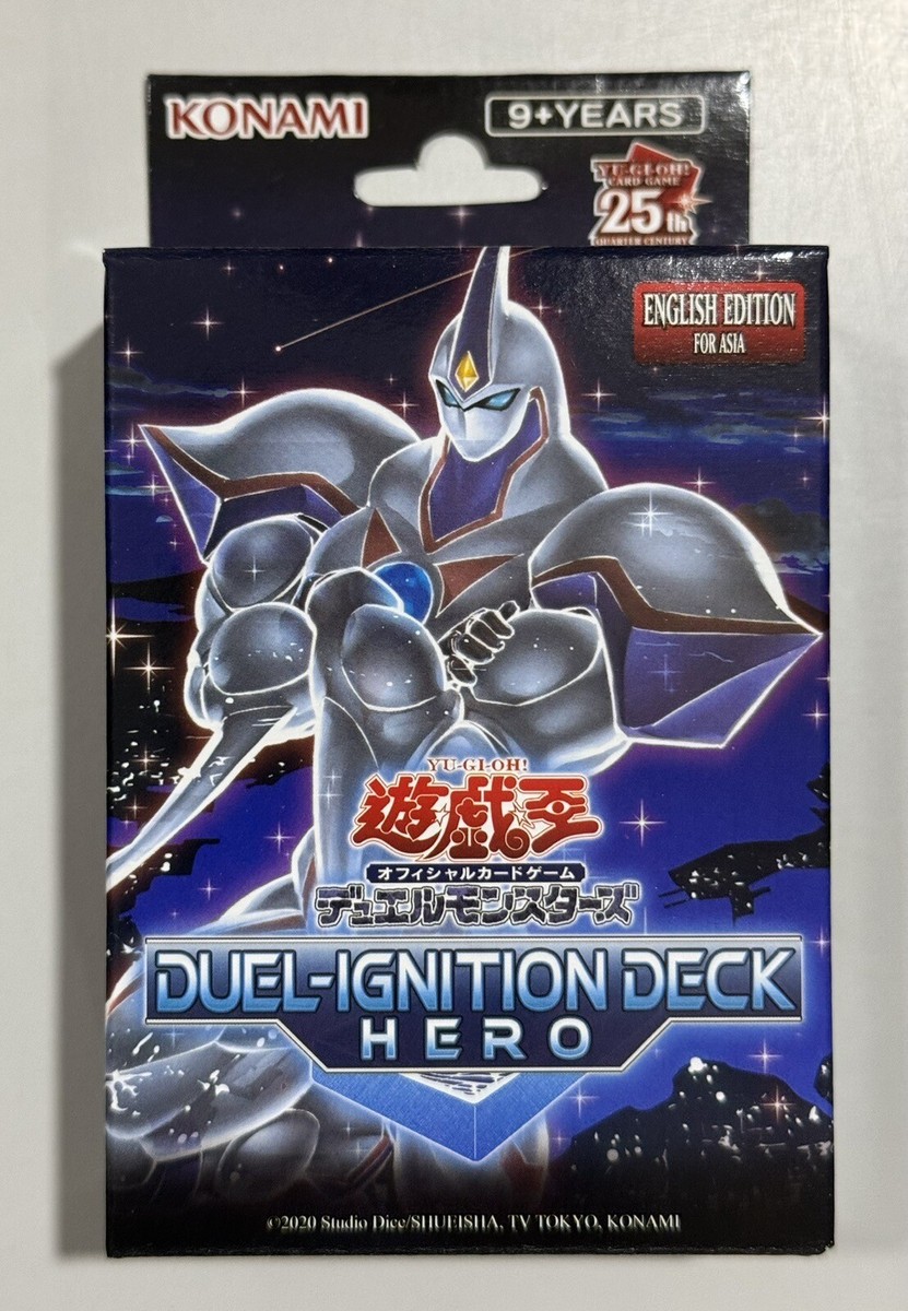YUGIOH DUEL-IGNITION DECK HERO ASIA ENGLISH EDITION STRUCTURE DECK