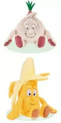 2 Vitamins Banana Garlic Plush Lidl Goodness Gang Plush Penny Coop Fruit