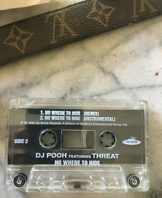 DJ Pooh featuring Threat: No Where To Hide: Cassette Single DJ Pooh featuring Threat: No Where To Hide: Cassette Single